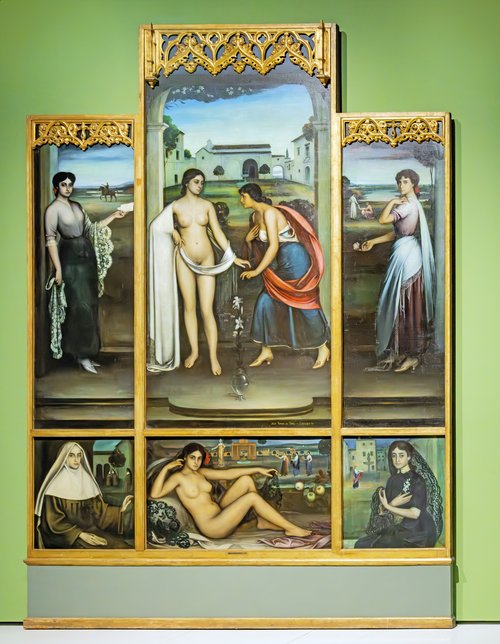 Le retable de l'Amour, 1910, Julio Romero de Torres