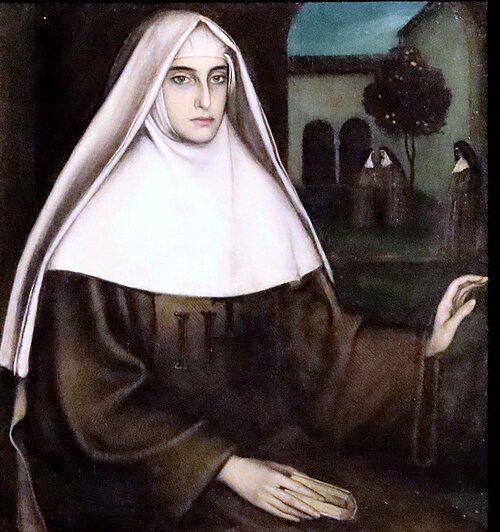 La novicia (Retablo del amor), 1910, Julio Romero de Torres