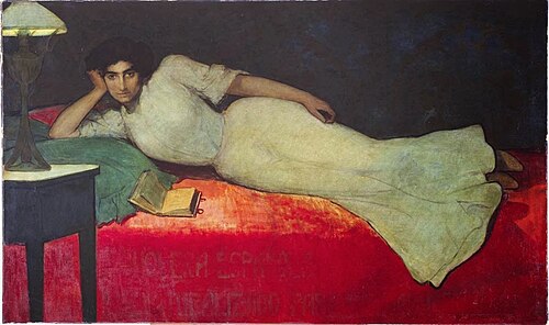 Reading, 1900, Julio Romero de Torres