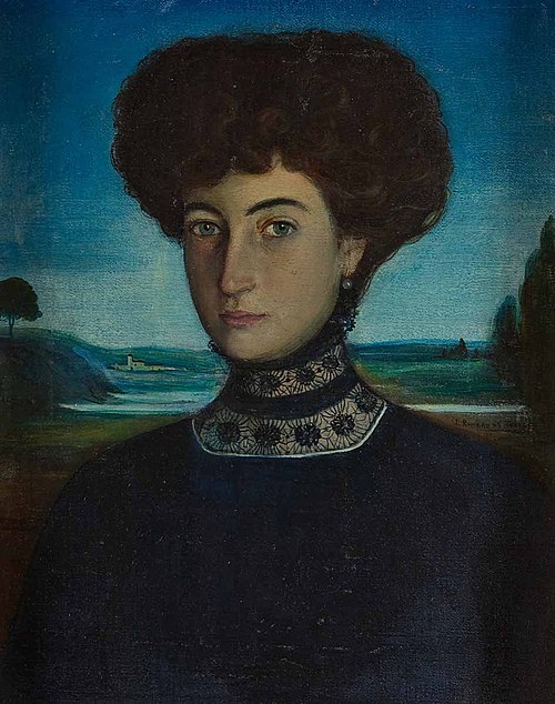 La contessa di Casa Rojas, 1905, Julio Romero de Torres