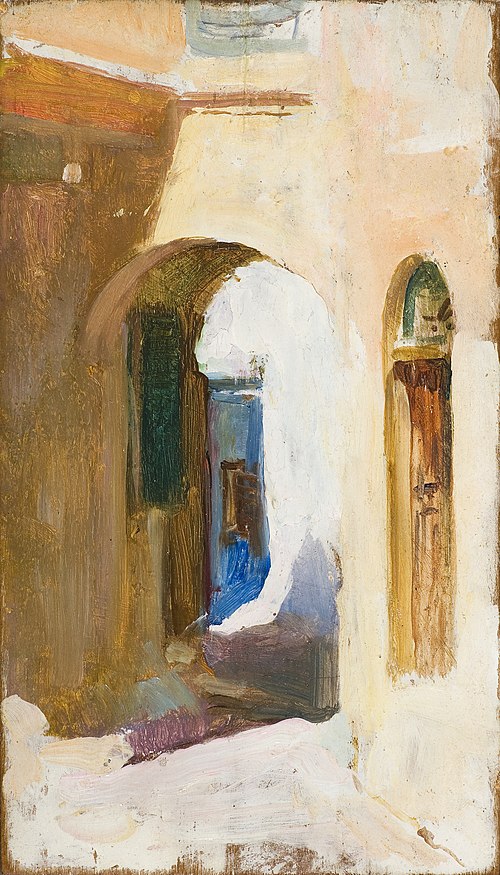 Alley of Tangier, 1903, Julio Romero de Torres