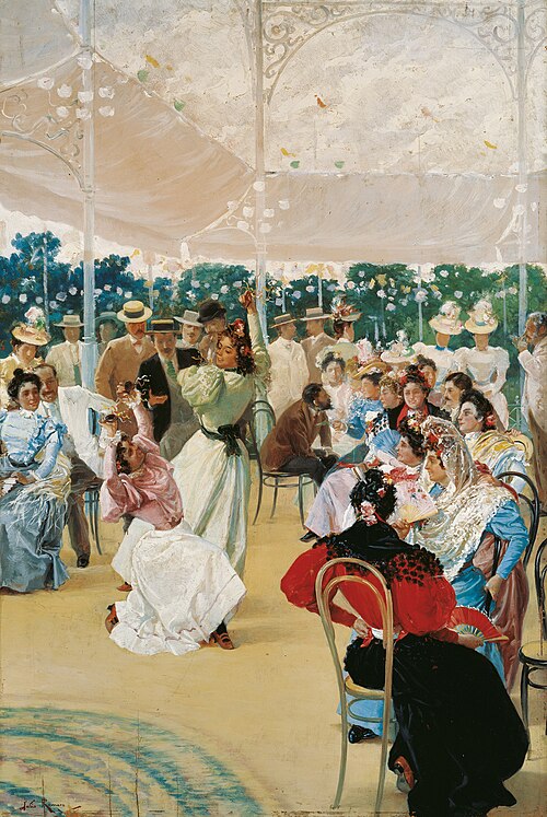 La Foire de Cordoue, 1900, Julio Romero de Torres