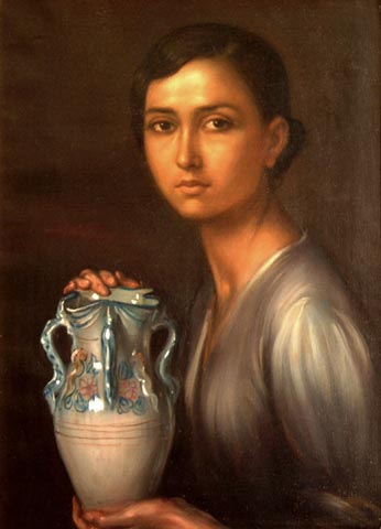 La niña de la jarra, 1928, Julio Romero de Torres