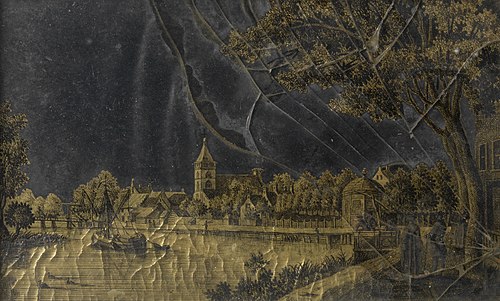 View of the Town of Vreeland on the Vecht River, 1792, Jonas Zeuner