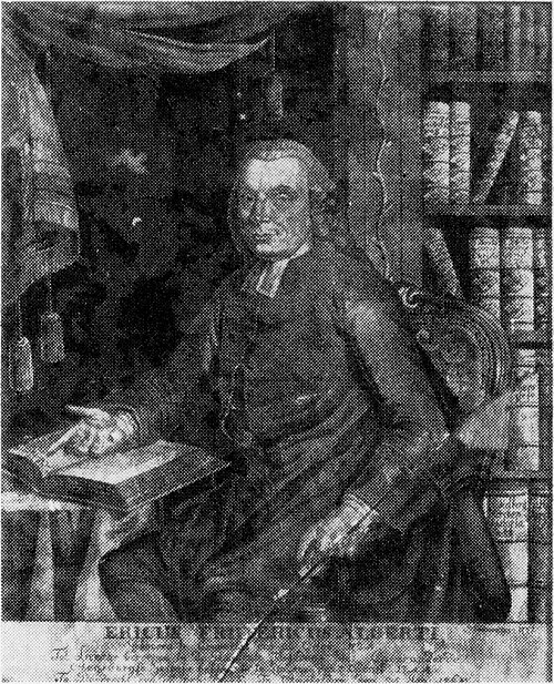 Ericus Fridericus Alberti (1724-88). Luthers predikant te Amsterdam, wijzend op de tekst Johannes 1,, 1771, Jonas Zeuner