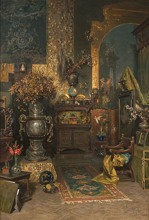 Studio Interior, 1902, Julius Victor Berger