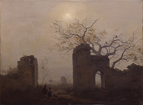 Cemetery entrance, 1832, Carl Julius Leypold