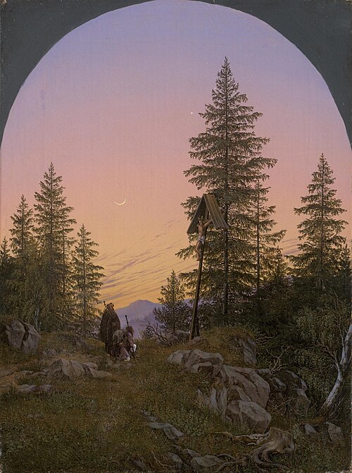 Evening atmosphere in the mountains, 1832, Carl Julius Leypold