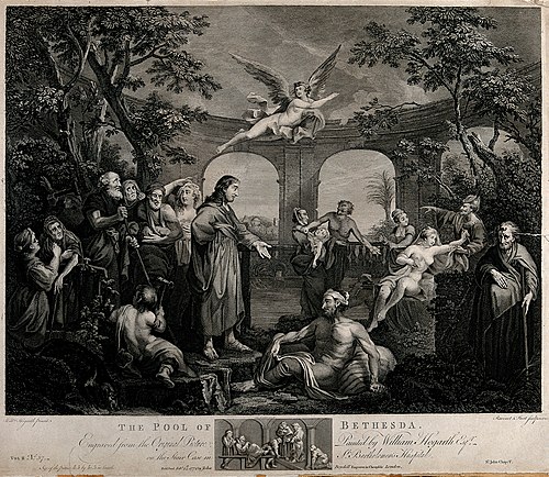 Christ at the Pool of Bethesda, 1735, William Hogarth