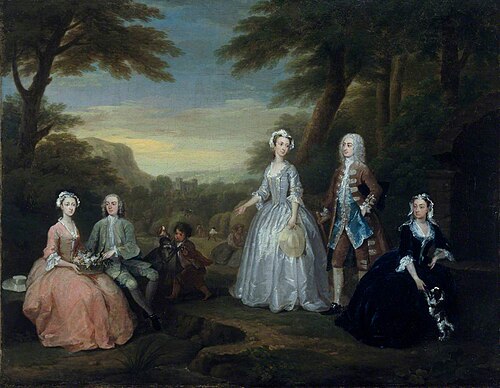 The Jones Family Conversation Piece, 1730, William Hogarth