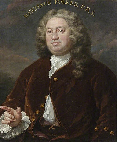 Martin Folkes (1690–1754), 1740, William Hogarth
