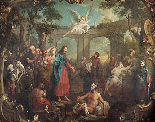 Christ at the Pool of Bethesda, 1735, William Hogarth