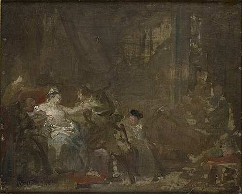 The Suicide of the Countess, 1743, William Hogarth