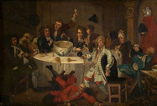 A Modern Midnight Conversation, , William Hogarth