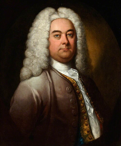 George Frideric Handel (1685–1759), 1750, William Hogarth