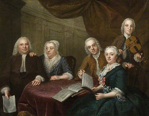 The Music Party, 1750, William Hogarth