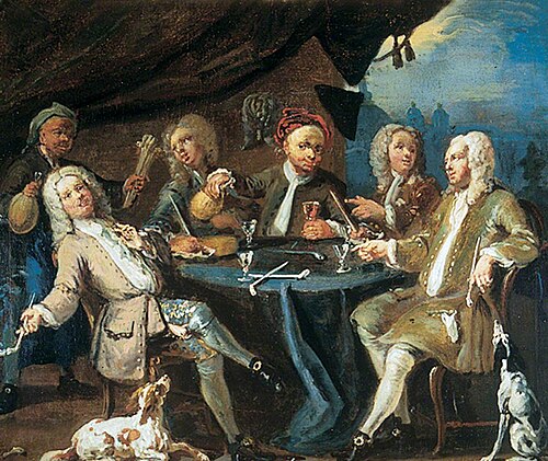 The Kit Kat Club, , William Hogarth
