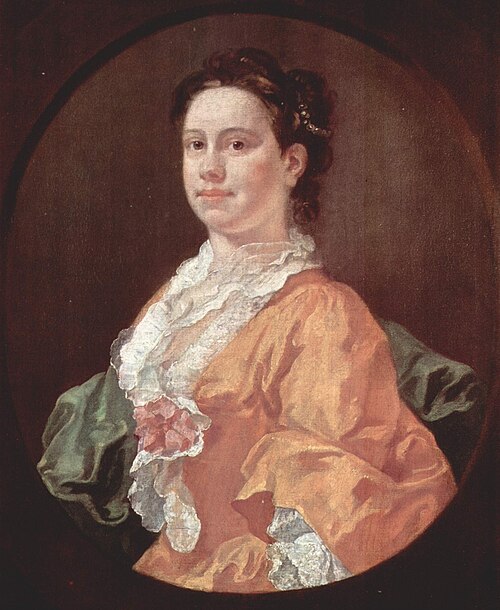 Porträt der Madam Salter, 1744, William Hogarth