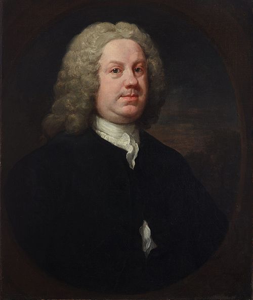 Dr Benjamin Hoadly, MD, 1740, William Hogarth