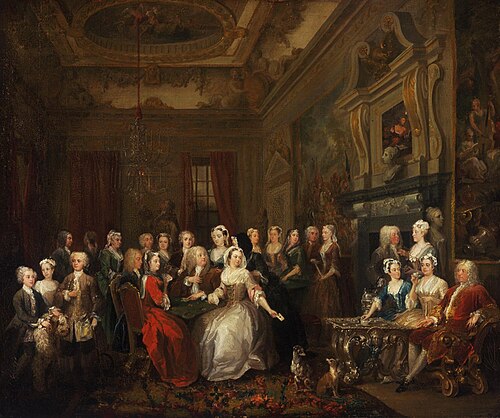 Assembly at Wanstead House, 1731, William Hogarth