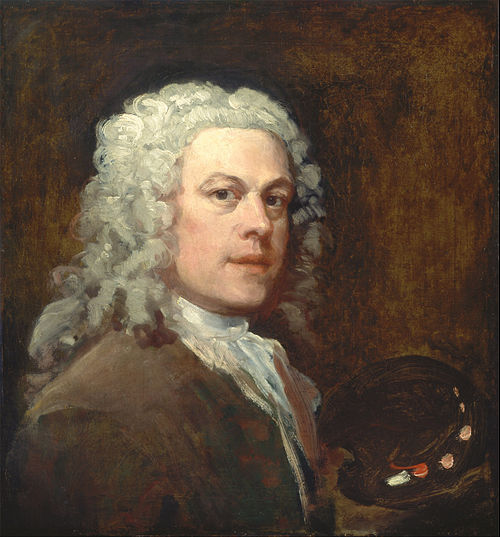 Autoportrait, 1735, William Hogarth
