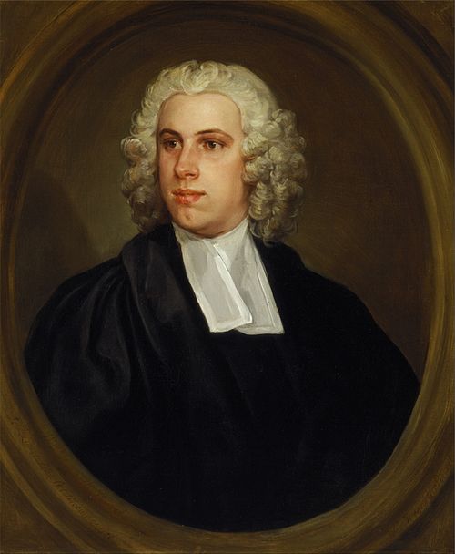 The Reverend Dr. John Lloyd, Curate of St. Mildred's Church, Bread Street, 1738, William Hogarth