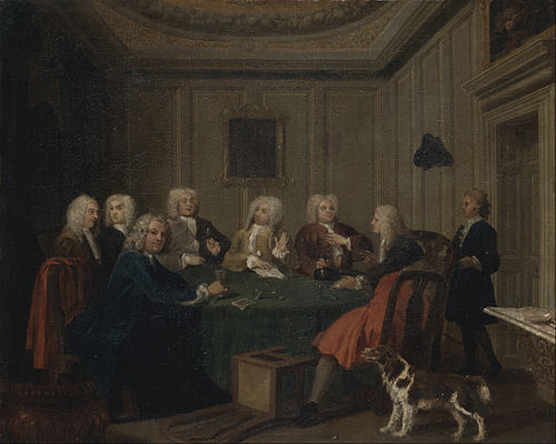 A Club of Gentlemen, 1730, William Hogarth
