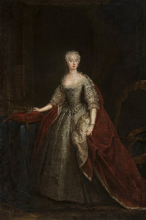 Portrait of Princess Augusta of Saxe-Gotha., 1736, William Hogarth