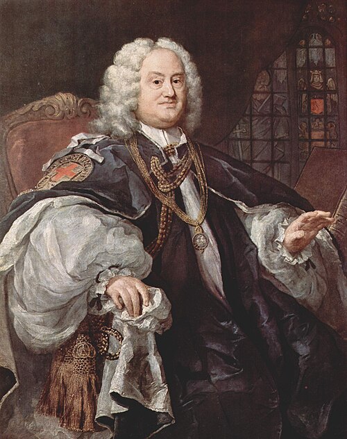 Benjamin Hoadly, Bishop of Winchester, 1741, William Hogarth