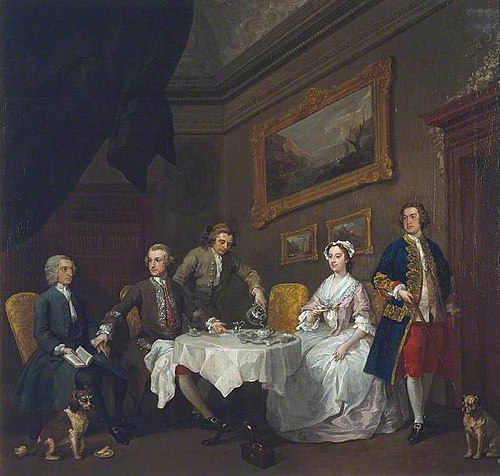 The Strode Family, 1738, William Hogarth