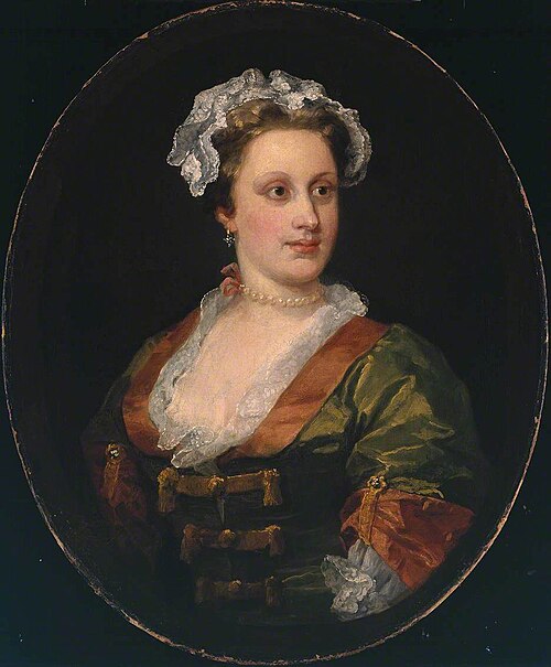 Lavinia Fenton, Duchess of Bolton, 1745, William Hogarth
