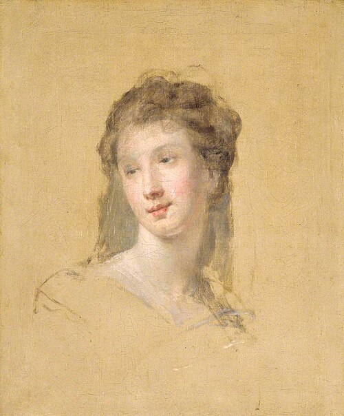 Head of a Lady, Called Lady Pembroke, 1740, William Hogarth