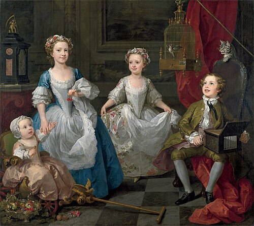 The Graham Children, 1742, William Hogarth