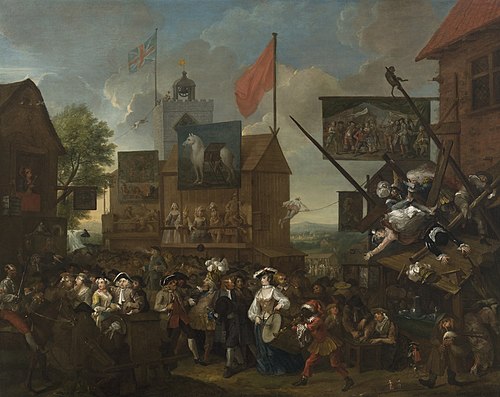 Southwark Fair, 1733, William Hogarth