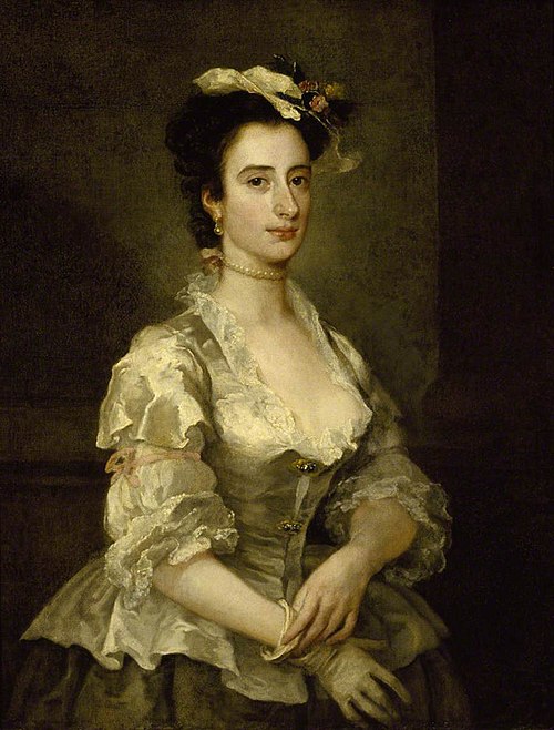 An Unknown Lady, possibly Miss Woodley, later Mrs Henry Vaughan (not Mrs Jane Hogarth), 1738, William Hogarth