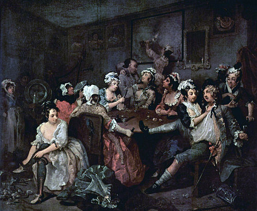 The Orgy, 1735, William Hogarth
