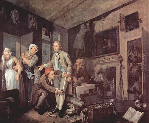 The Heir, 1732, William Hogarth