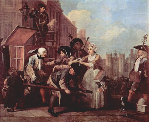 The Arrest, 1732, William Hogarth