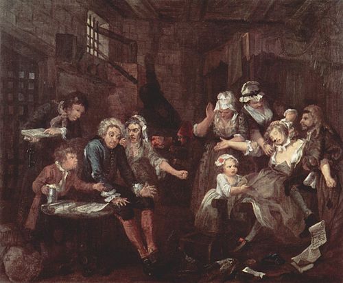 The Prison, 1732, William Hogarth