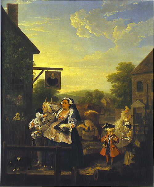 Four Times of the Day, 1736, William Hogarth