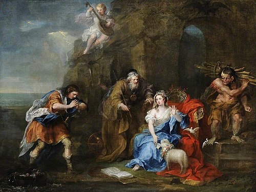 Scene from Shakespeare's The Tempest, 1736, William Hogarth