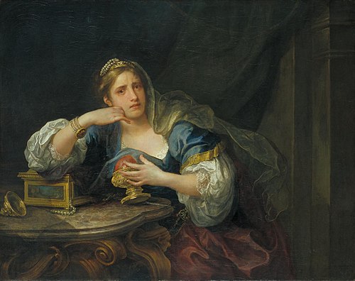 Sigismunda mourning over the Heart of Guiscardo, 1759, William Hogarth