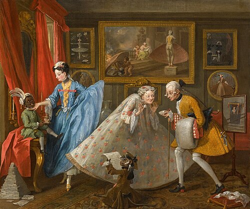 Taste in High Life, 1742, William Hogarth