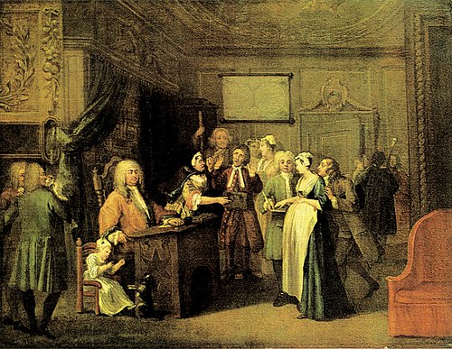 The Denunciation, 1729, William Hogarth