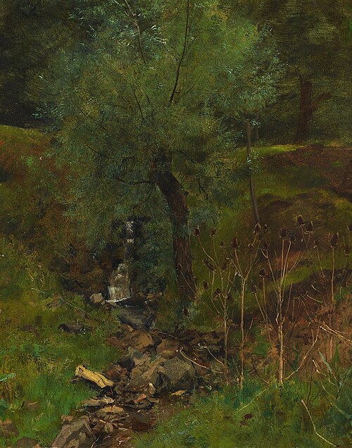 Willow by the creek, 1861, Paul Friedrich Meyerheim
