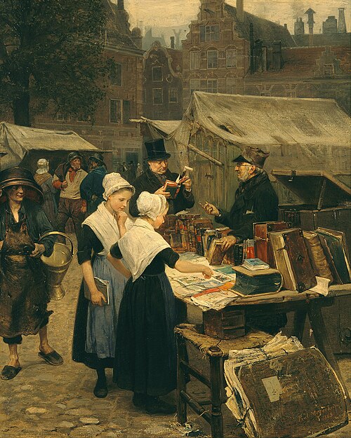 Amsterdam antiquarian, 1869, Paul Friedrich Meyerheim