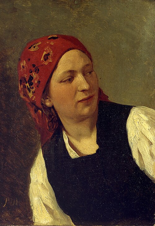 Peasant woman, 1885, Paul Friedrich Meyerheim