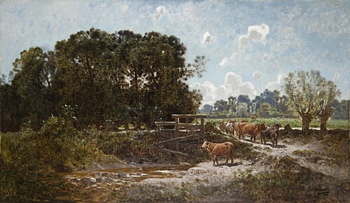 Cattle on the Pasture, 1876, Joseph Szermentowski