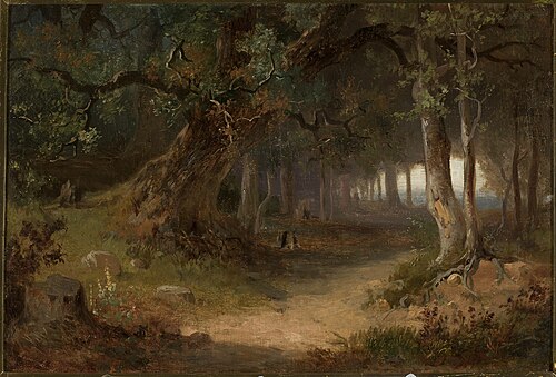 Lisière de forêt, 1860, Joseph Szermentowski