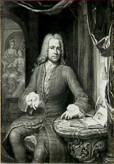 Portrait of Petrus Cunaeus (1706-1763), 1730, Hieronymus van der Mij